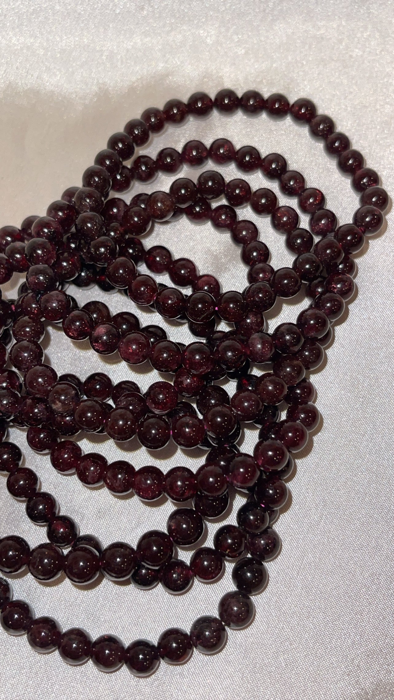 Garnet AAA Bracelet 6mm