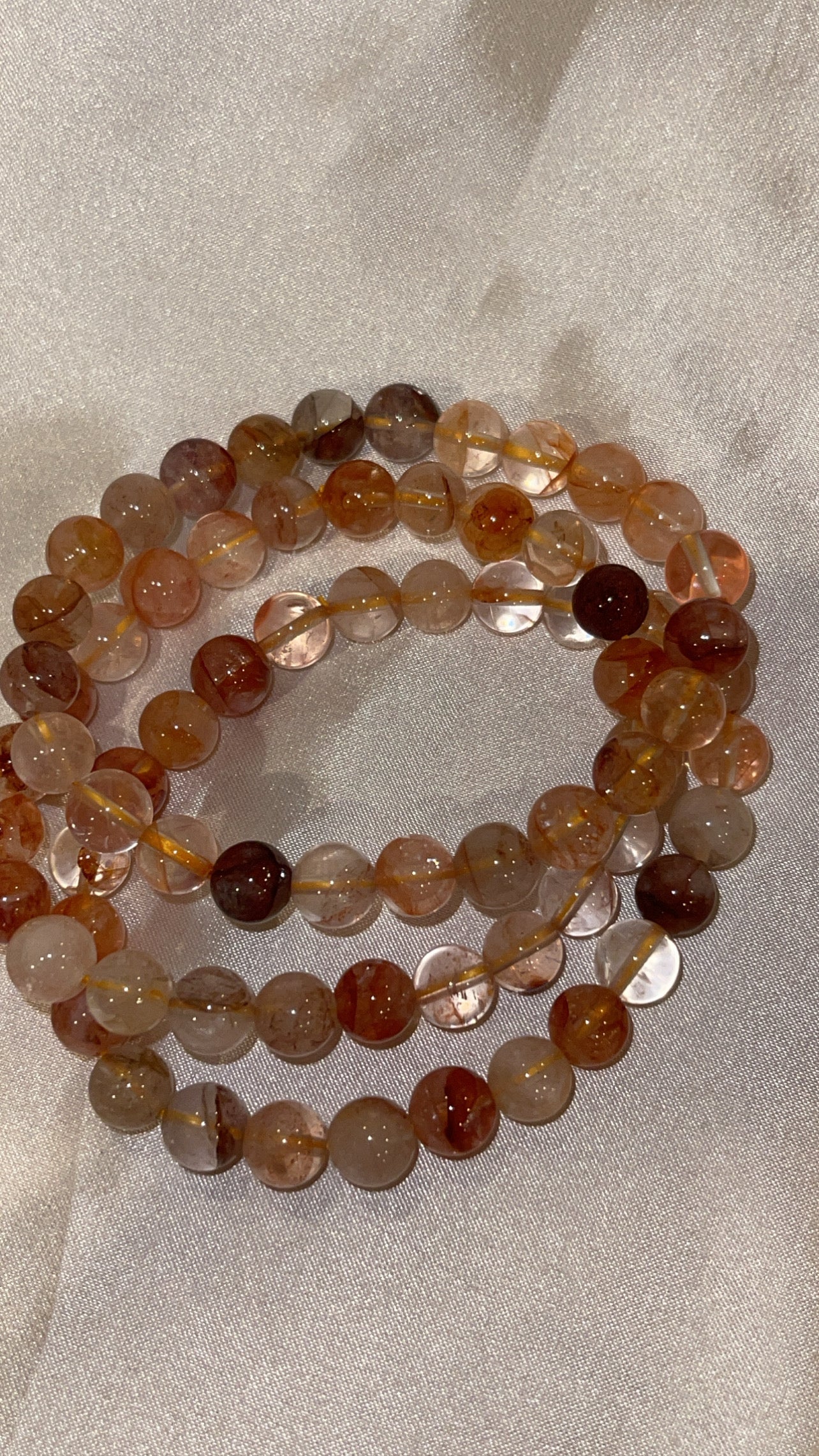 Fire Quartz Bracelet 8mm