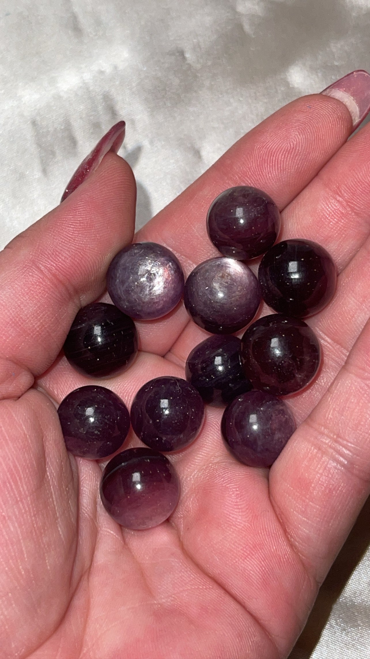 Gem Lepidolite Mini Sphere