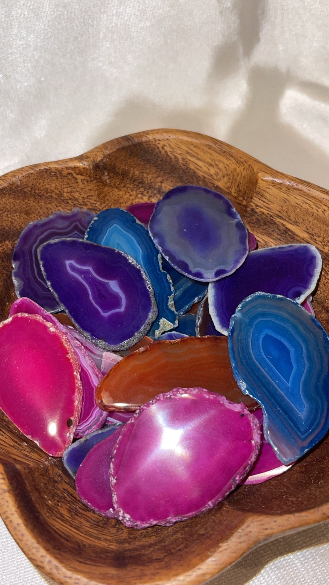 Dyed Agate Slice Small