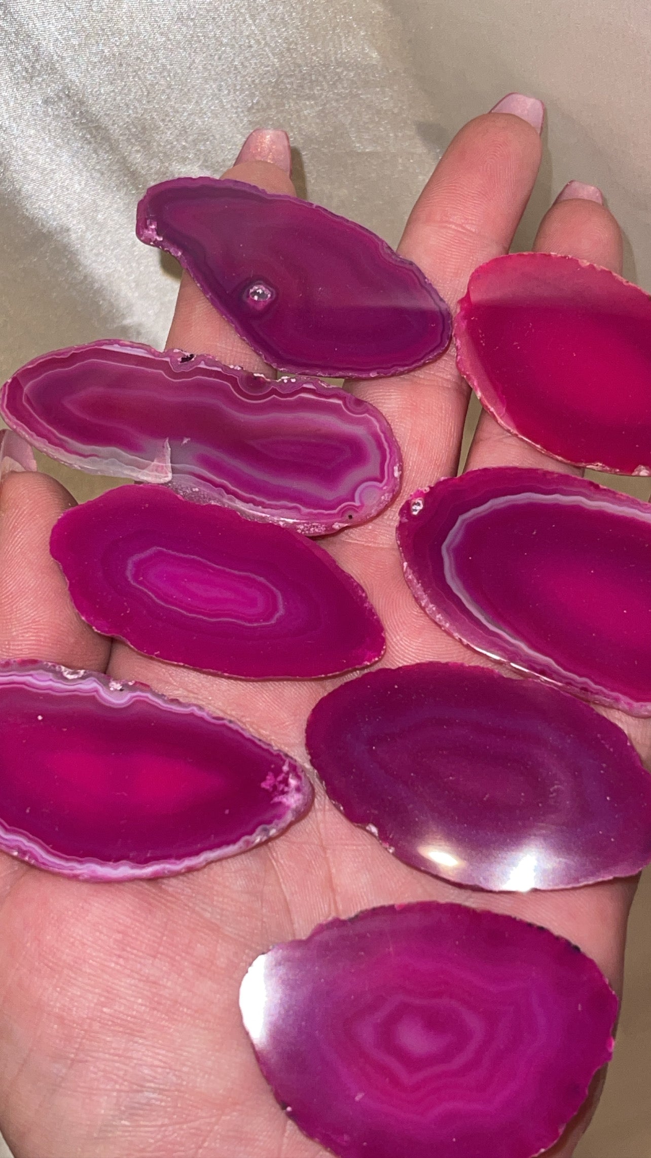 Dyed Agate Slice Small