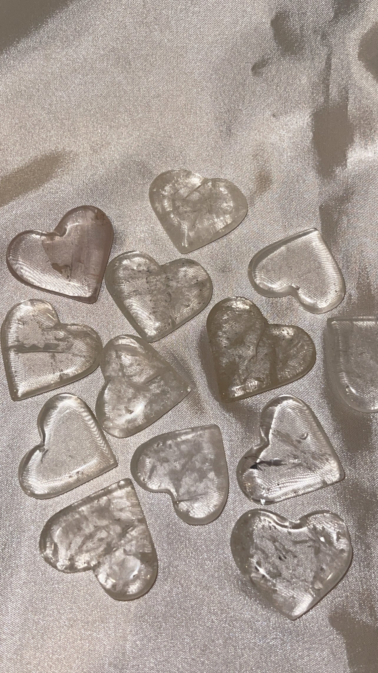 Clear Quartz Small Heart