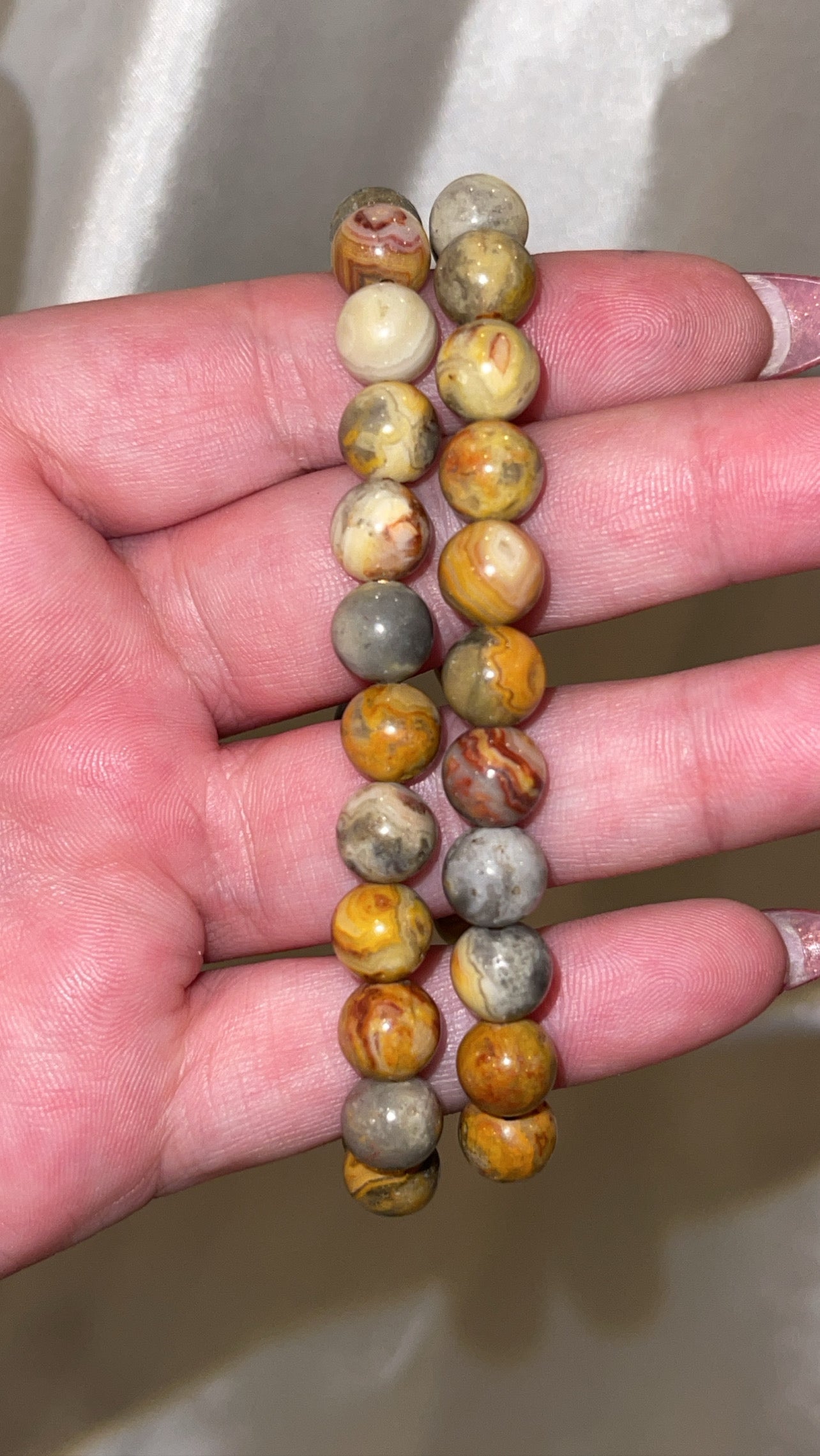 Crazy Lace Agate 8mm/10mm