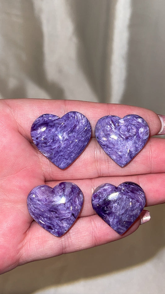 Charoite Heart (Choose Your Own)