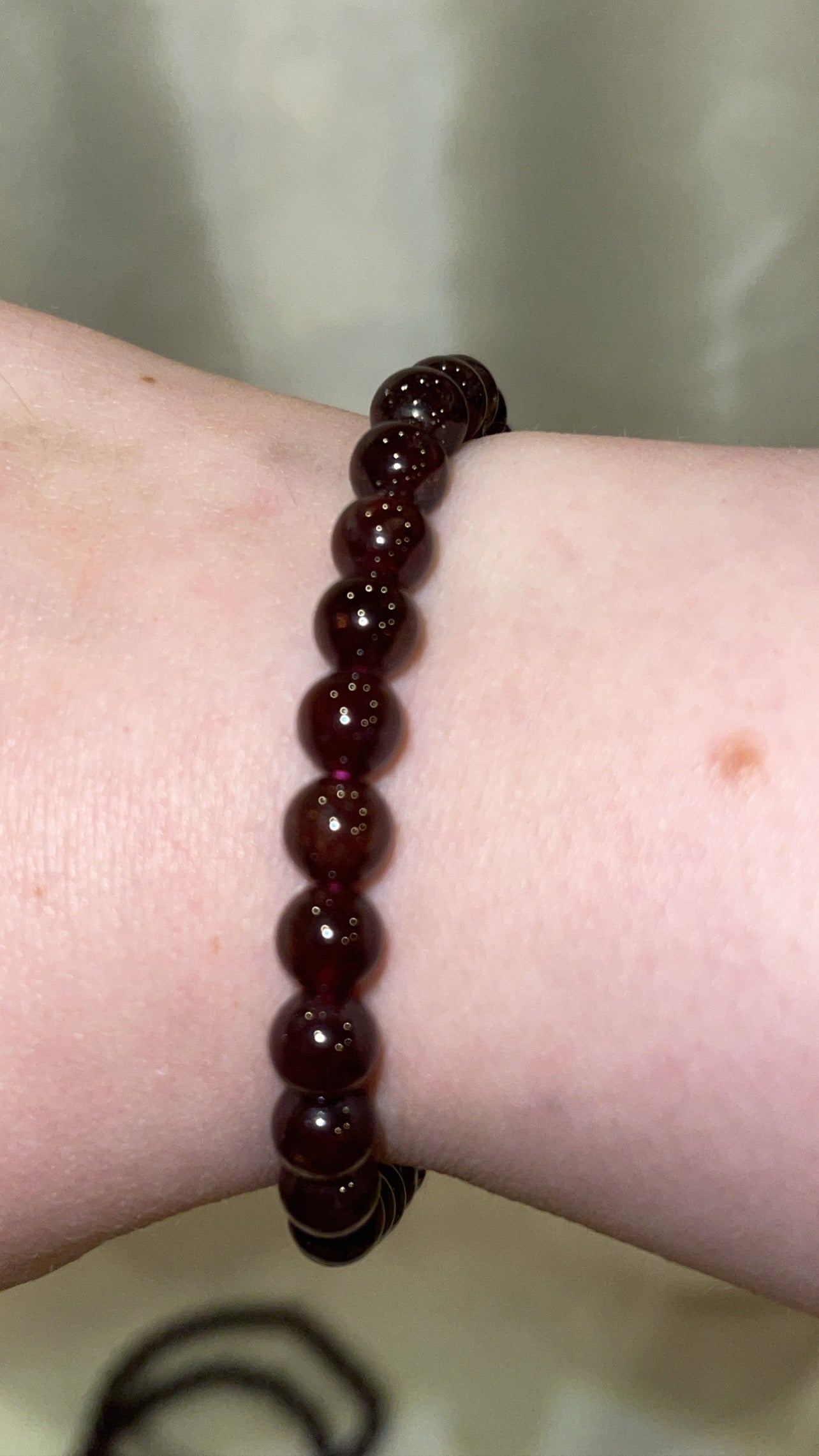 Garnet AAA Bracelet 6mm