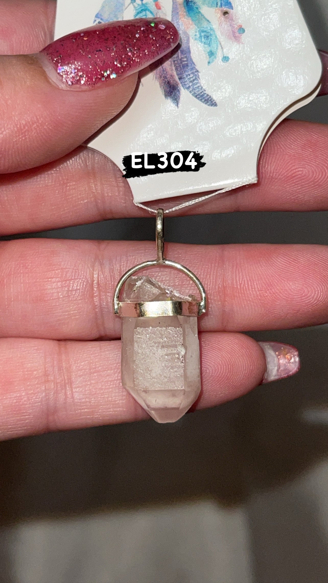 Pink Lithium Raw Point 925 Pendant (Choose Your Own!)