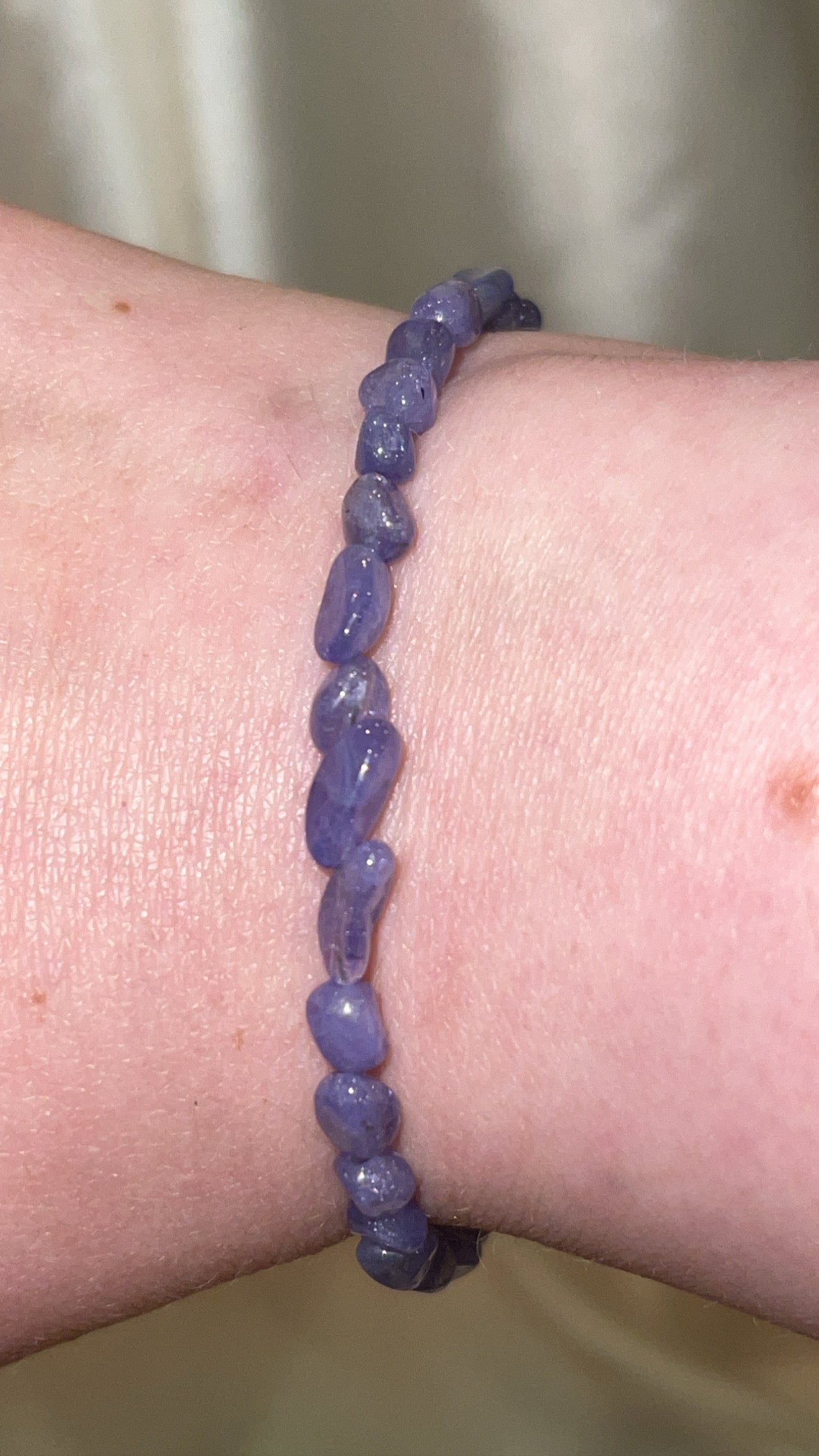 Tanzanite AA 925 Bracelet Adjustable