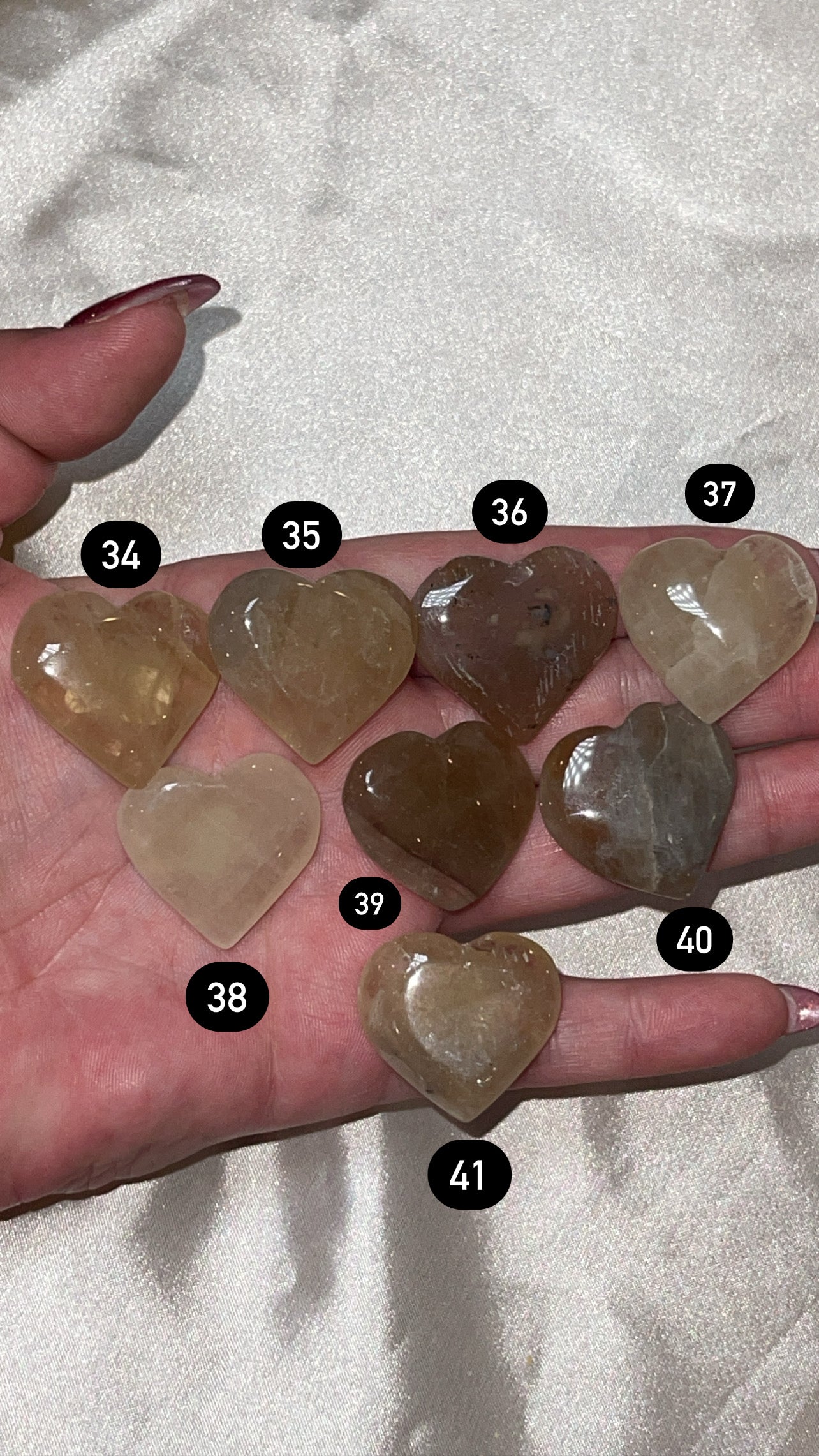 Citrine Small Heart (Choose Your Own)