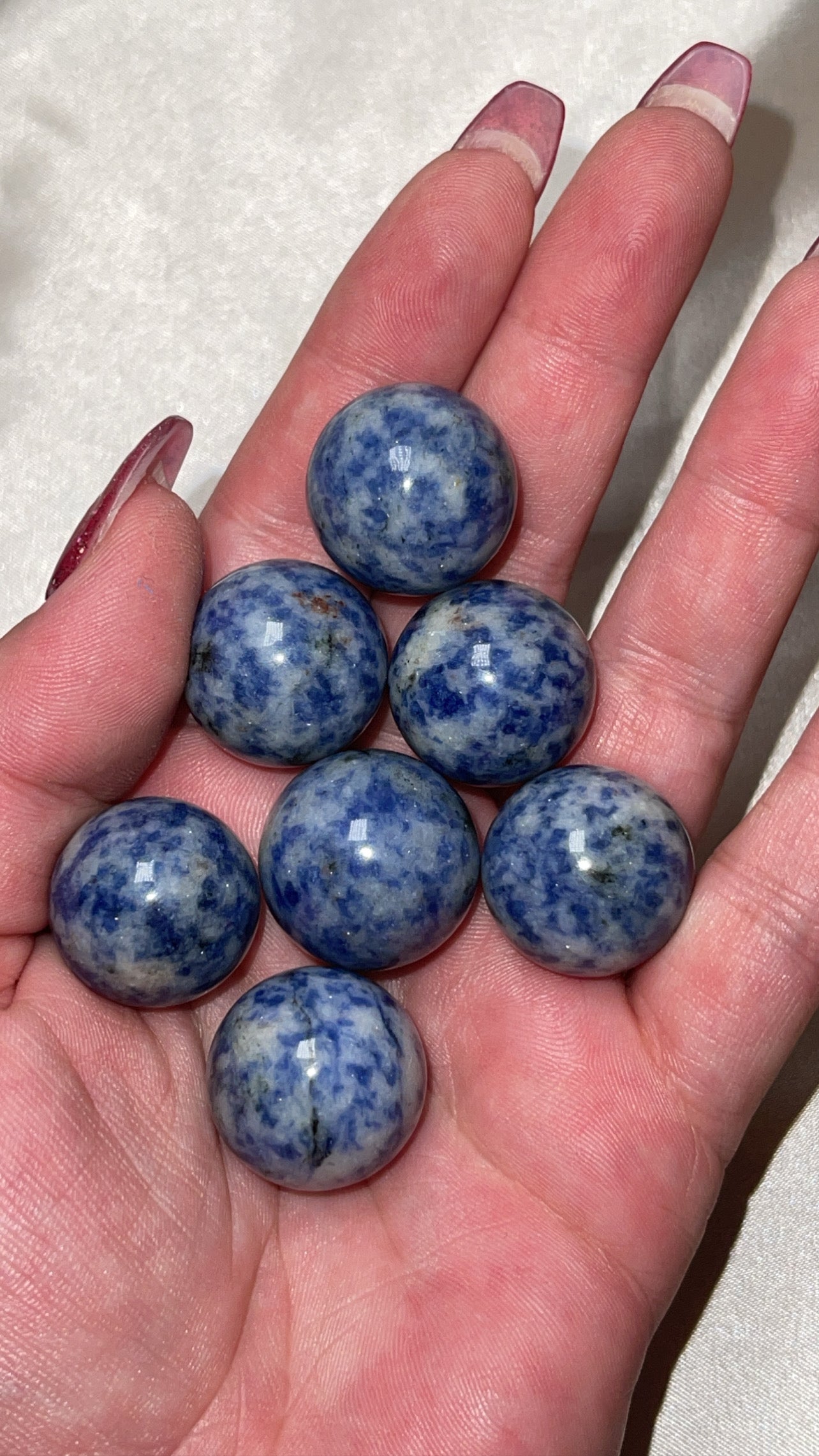 Blue Spotted Jasper Mini Sphere