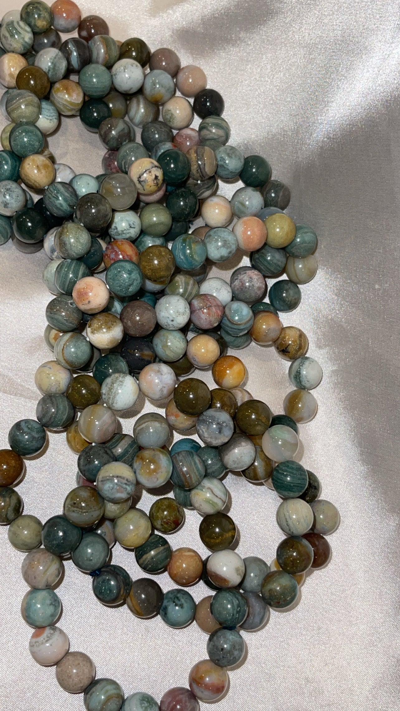 Sea Ocean Jasper Bracelet 10mm