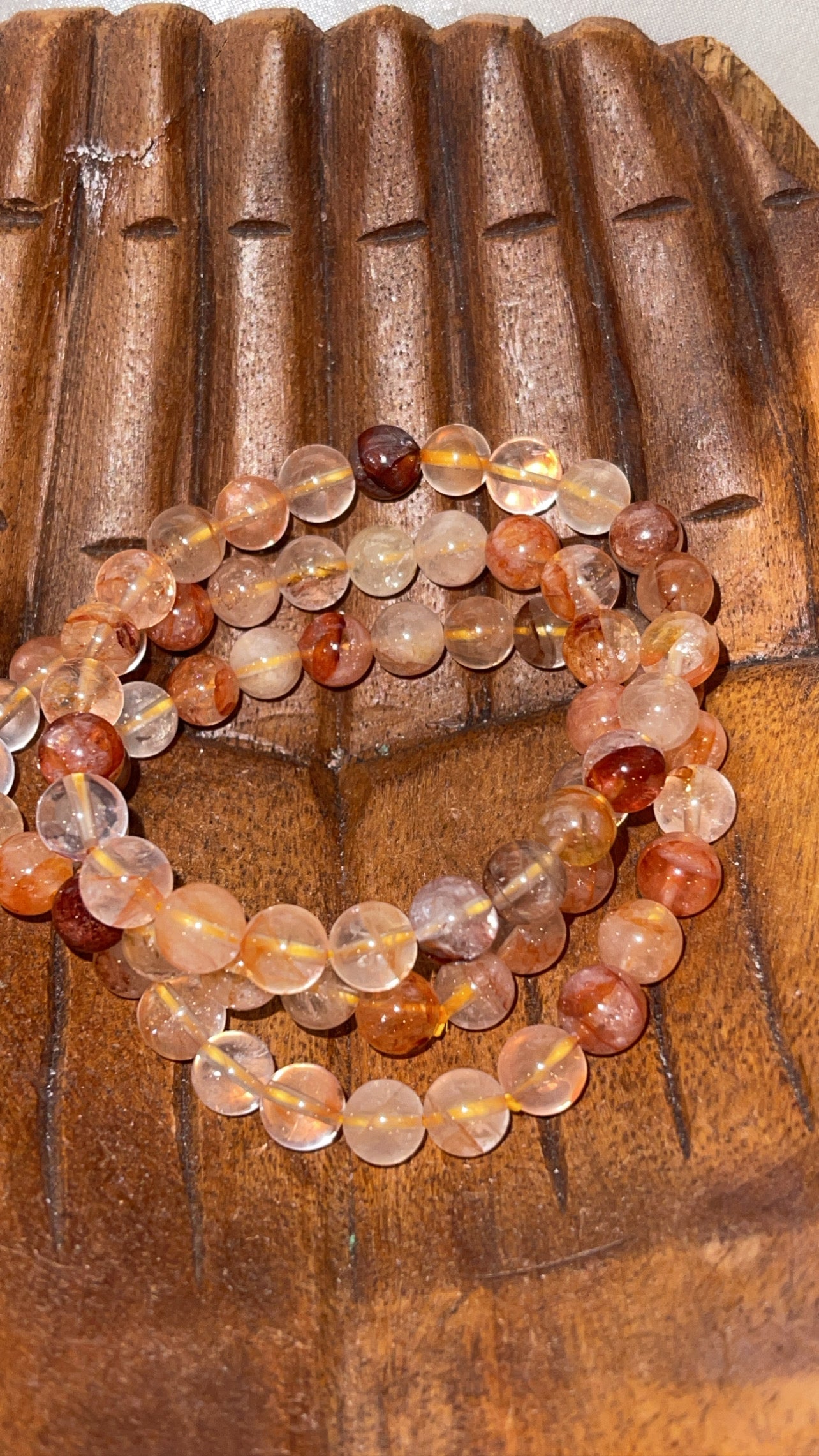 Fire Quartz Bracelet 8mm