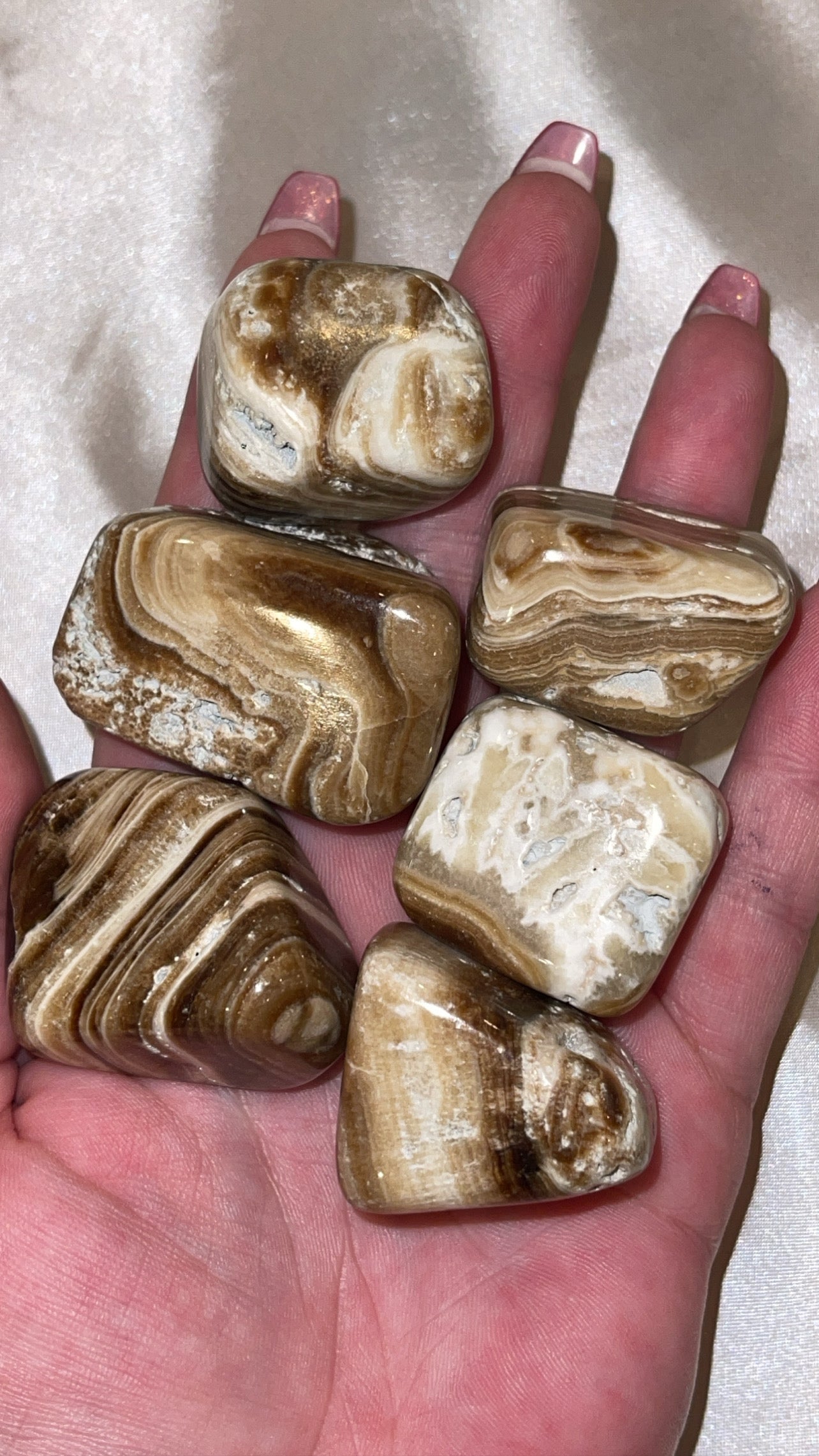 Chocolate Calcite Large Tumble