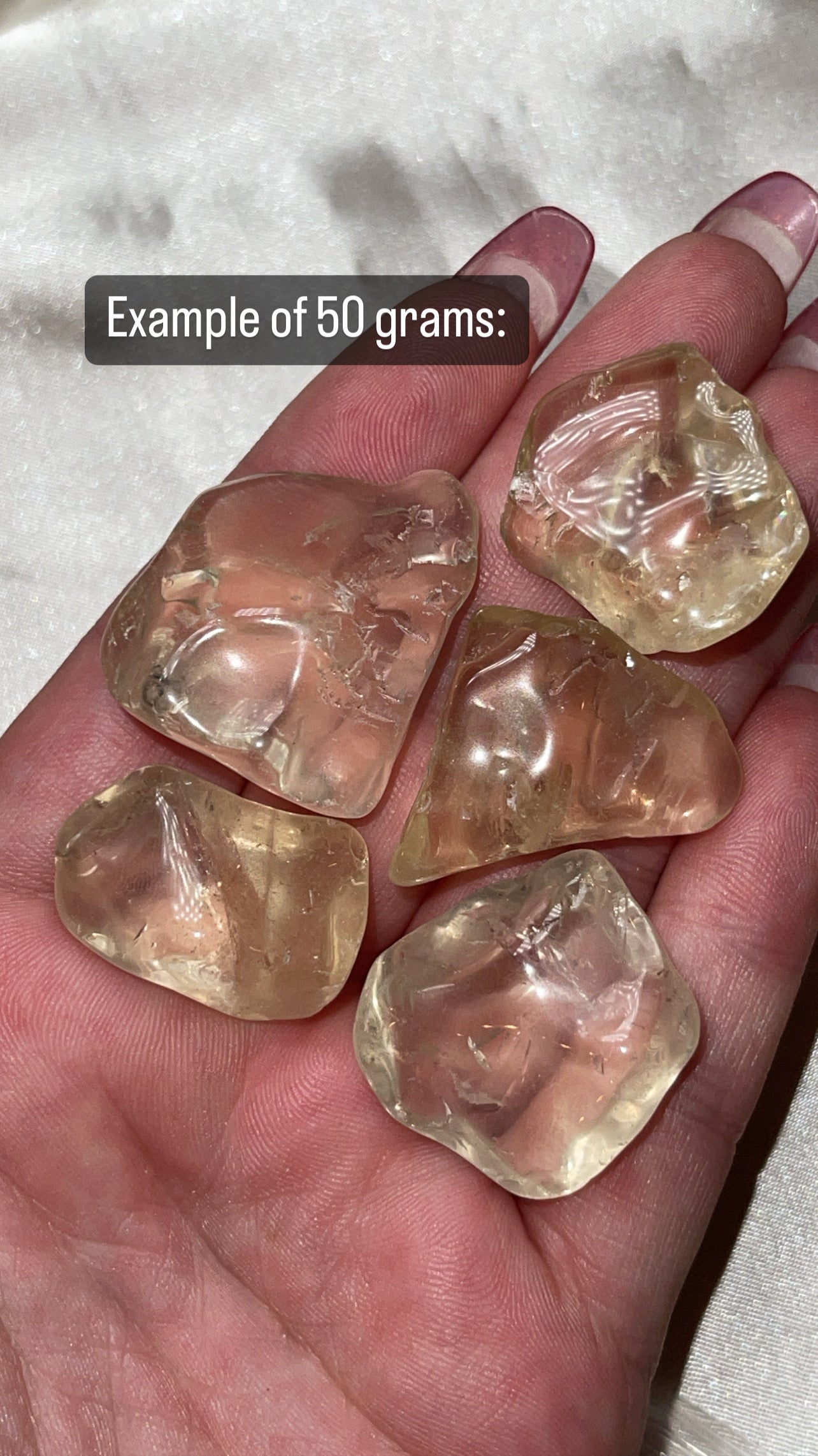 Citrine Polished 50gram/100gram Bundle