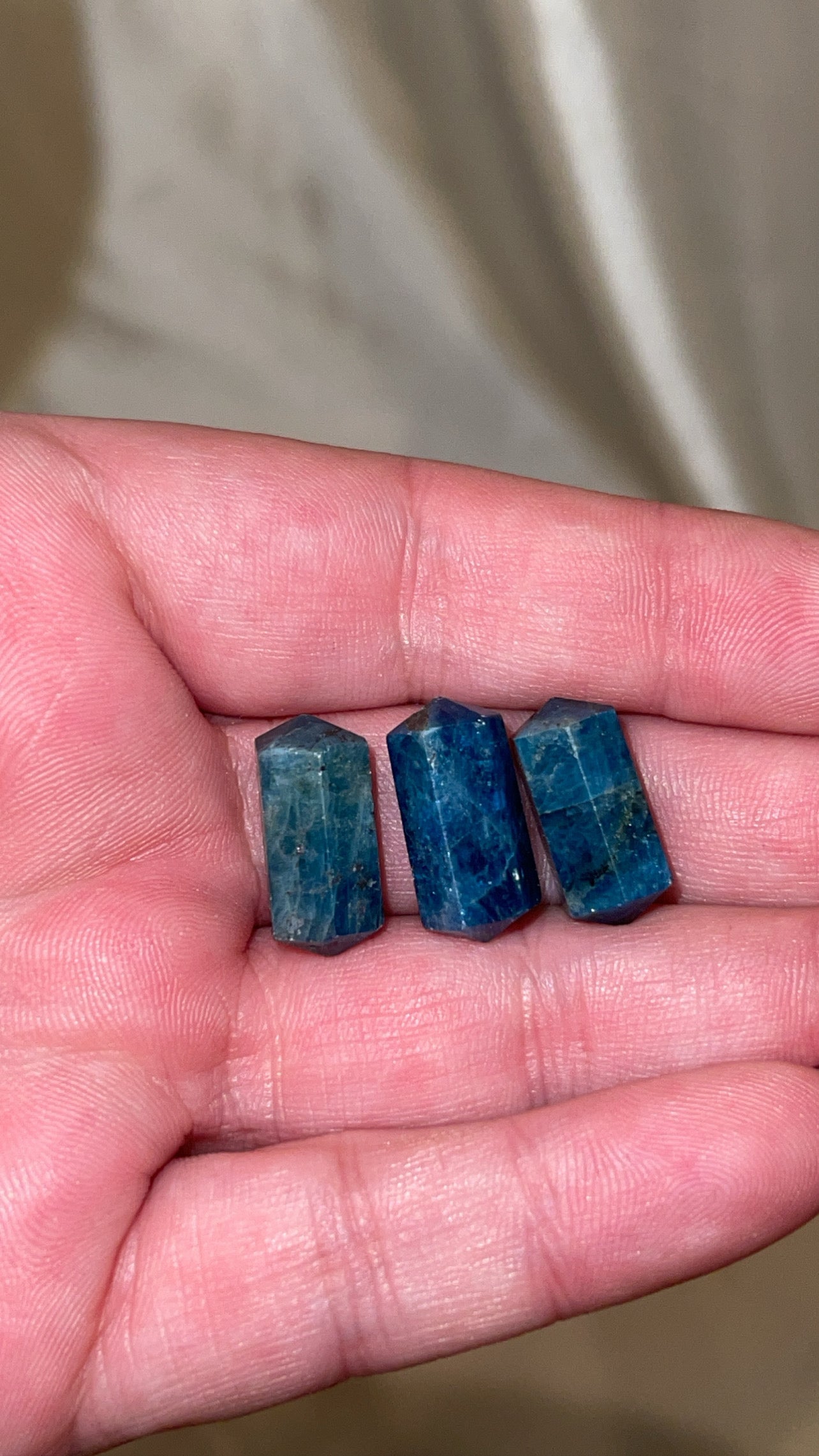 Blue Apatite Mini Point