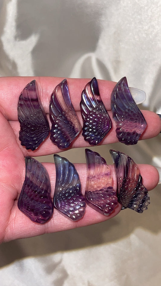 Fluorite Angel Wing