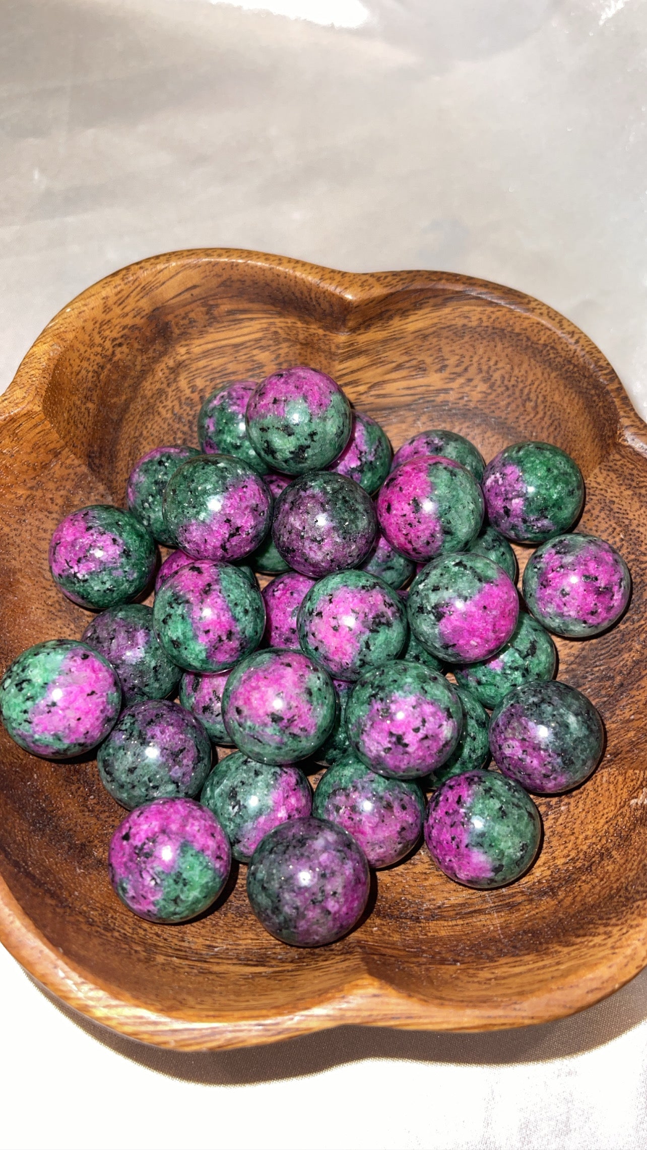 Ruby Zoisite Mini Sphere