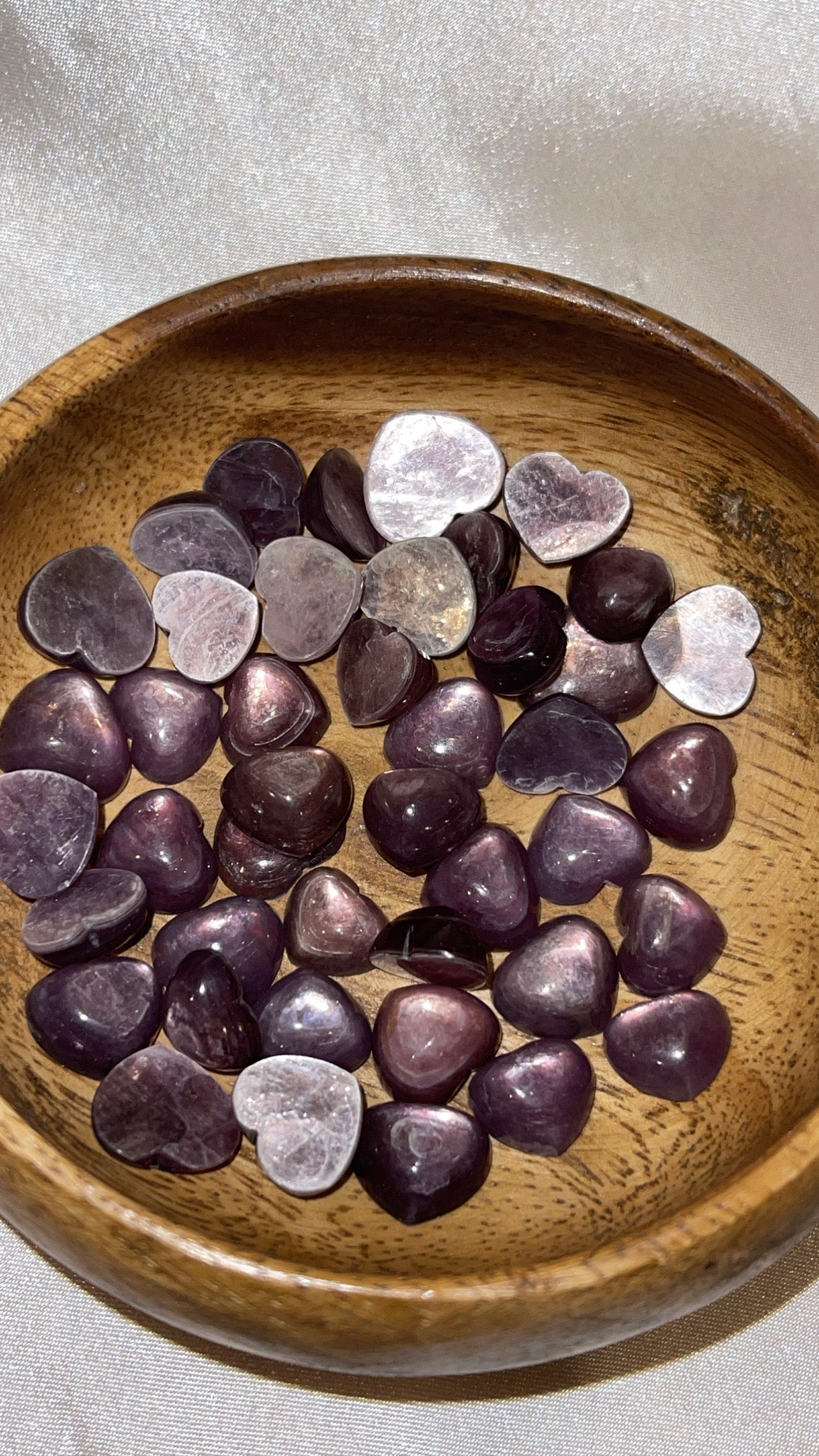 Gem Lepidolite Mini Heart