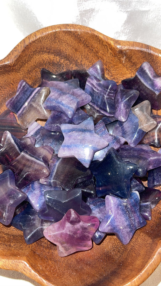 Silky Fluorite Moon/Star