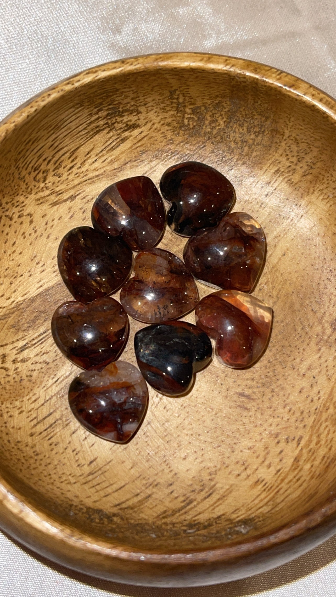 Fire Quartz Mini Heart