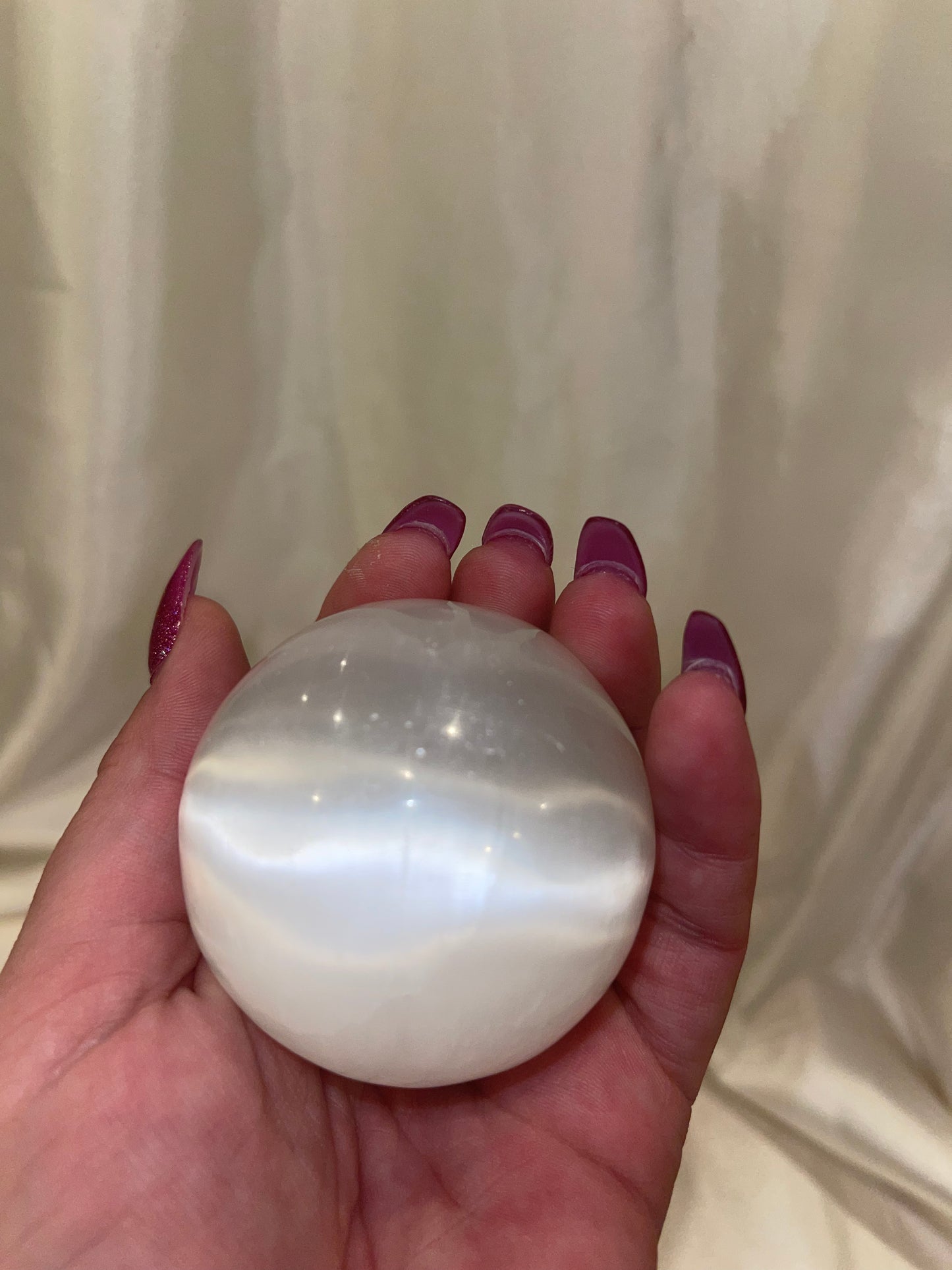 Selenite Large Sphere