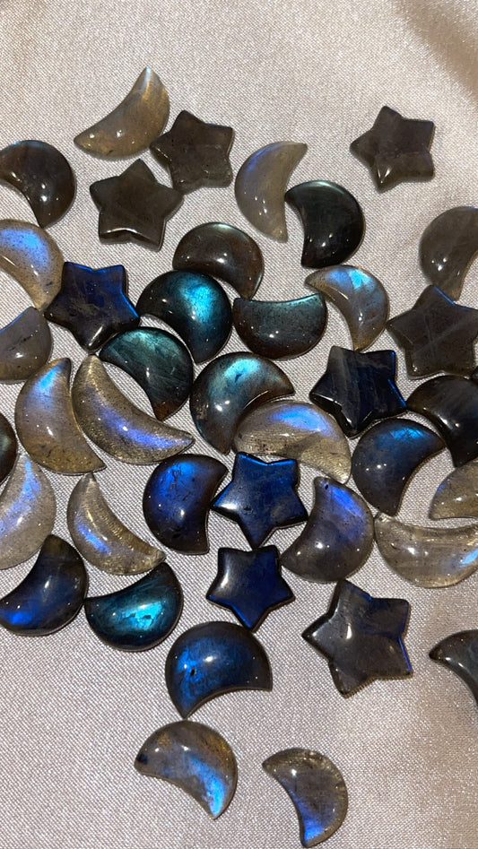 Labradorite Mini Moon/Star