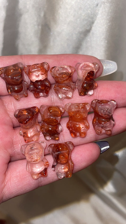 Fire Quartz Mini Bear