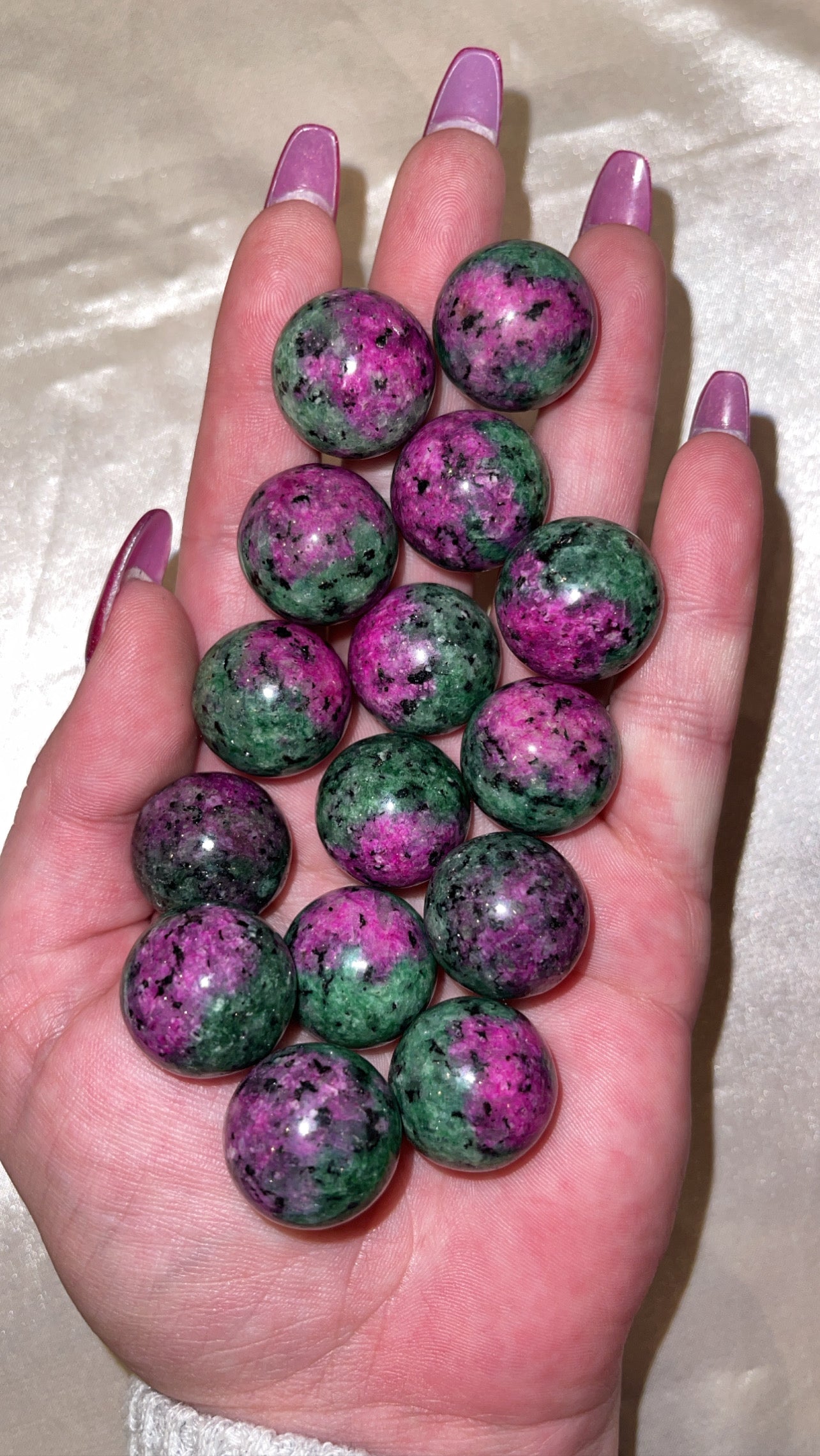 Ruby Zoisite Mini Sphere