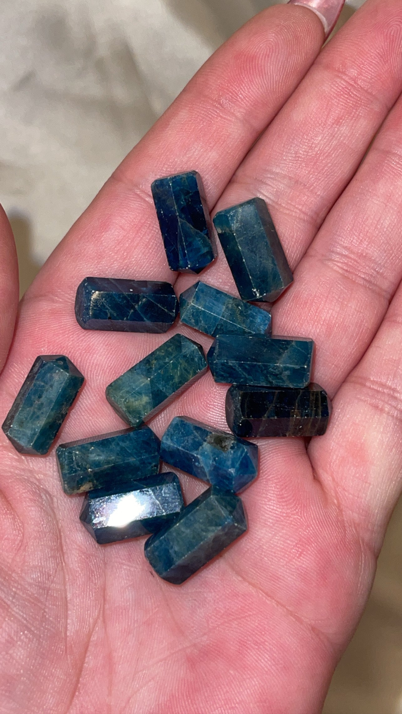 Blue Apatite Mini Point