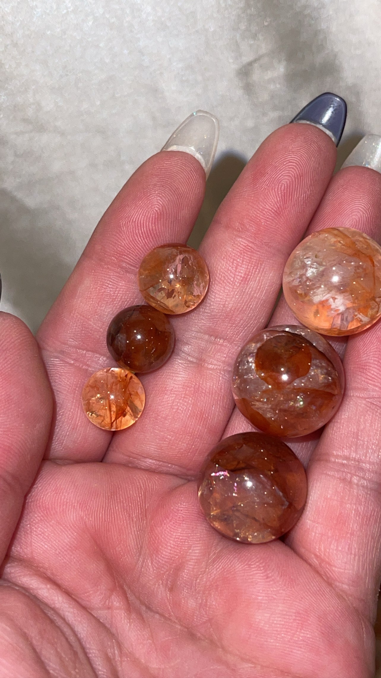 Fire Quartz Mini Sphere