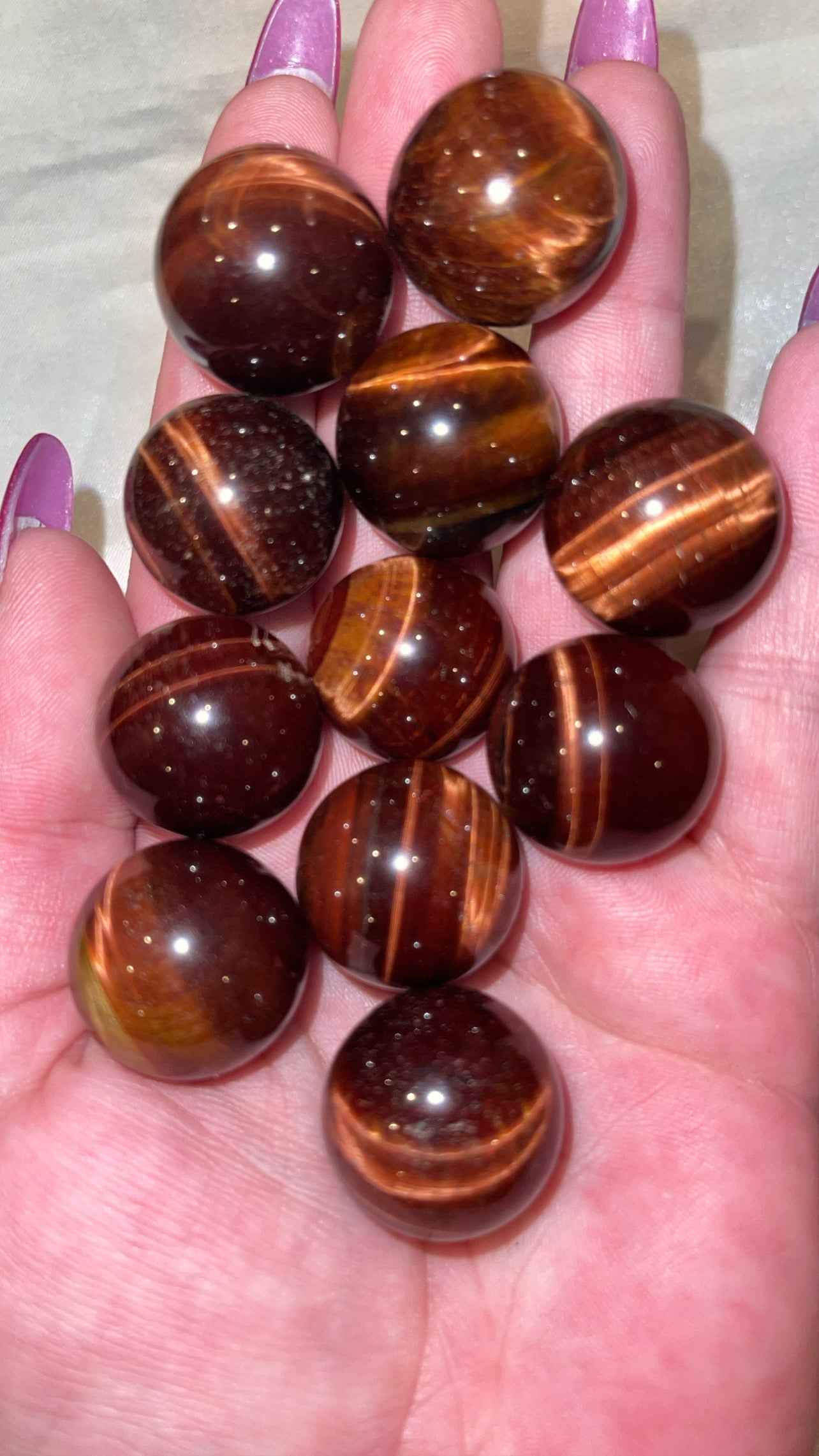 Tigers Eye Small Sphere