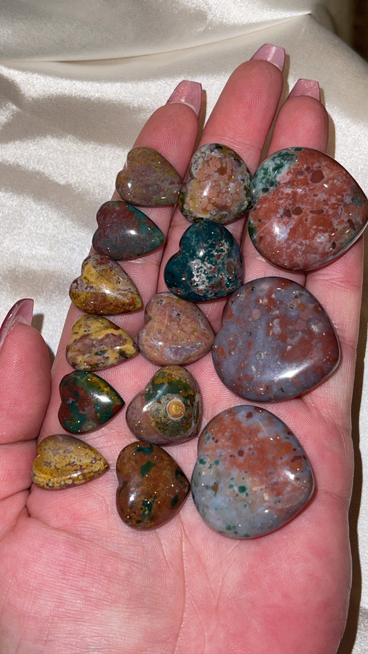 Ocean Jasper Heart