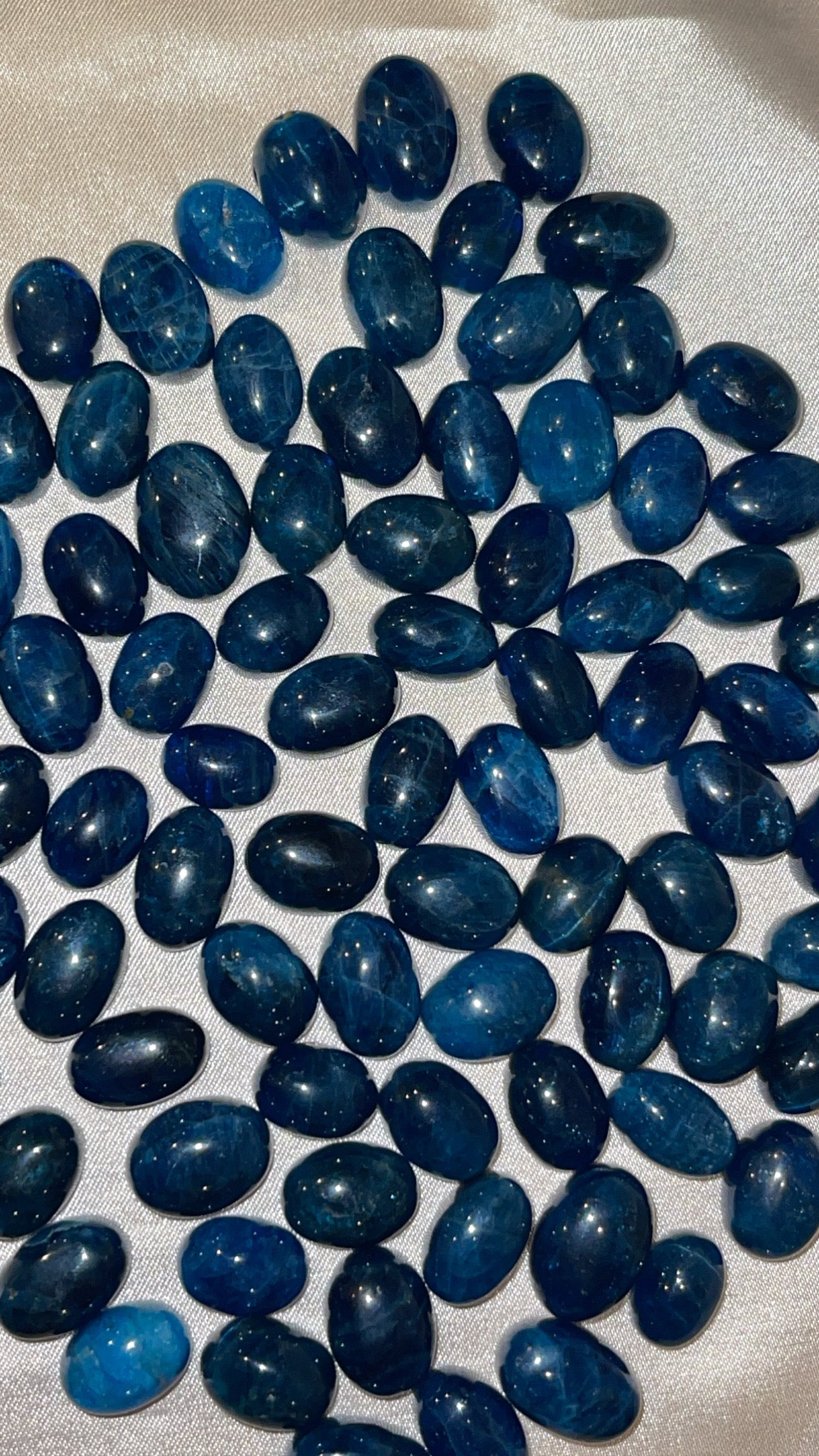 Blue Apatite Cabachon
