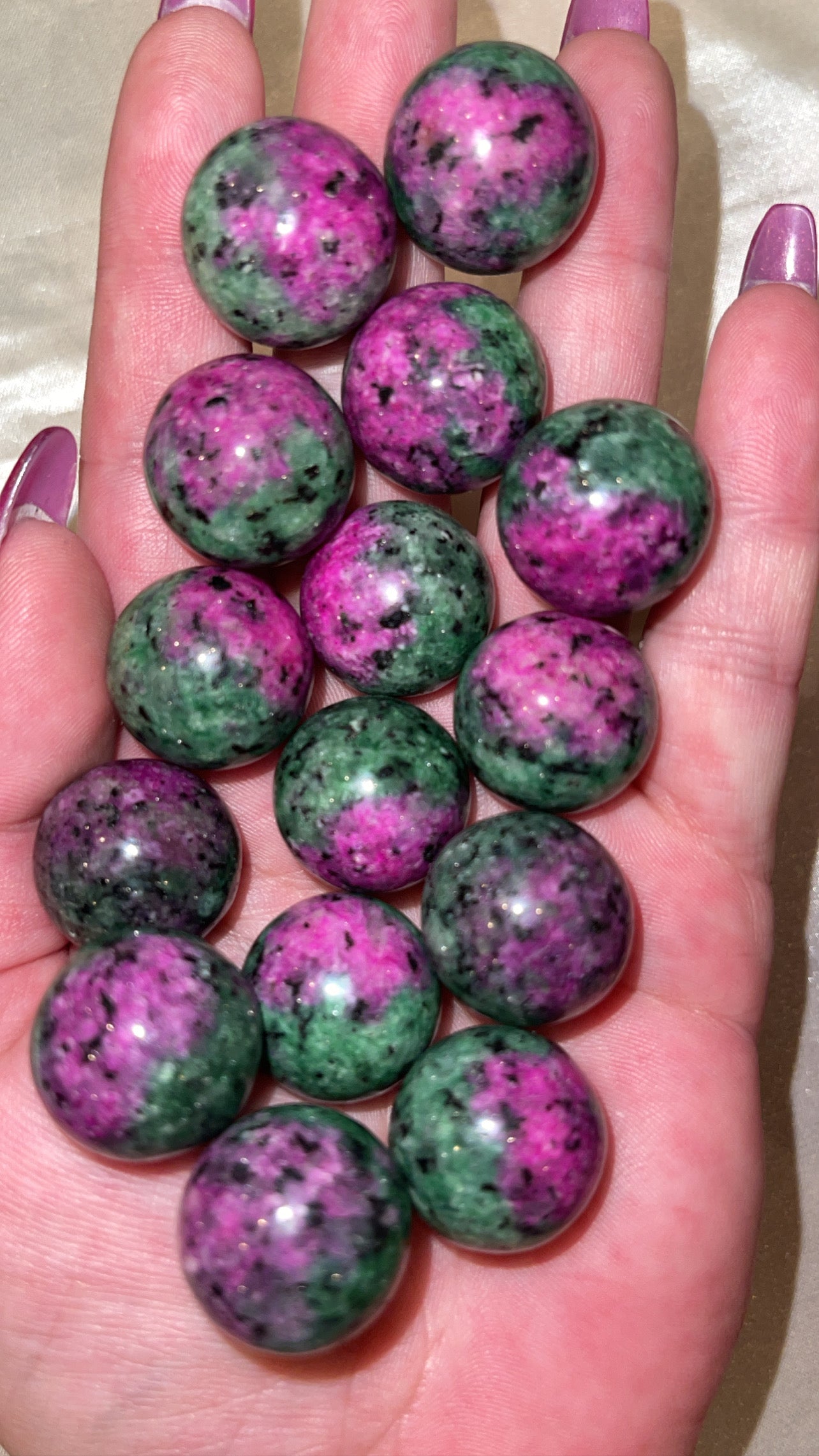 Ruby Zoisite Mini Sphere