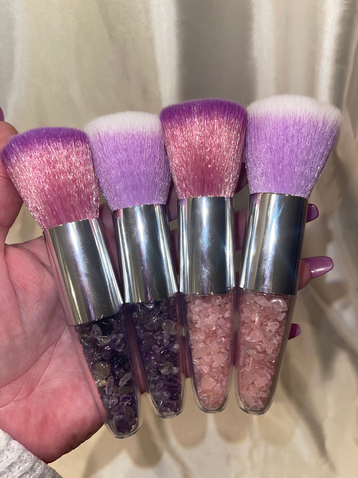 Crystal filled Makeup Brush