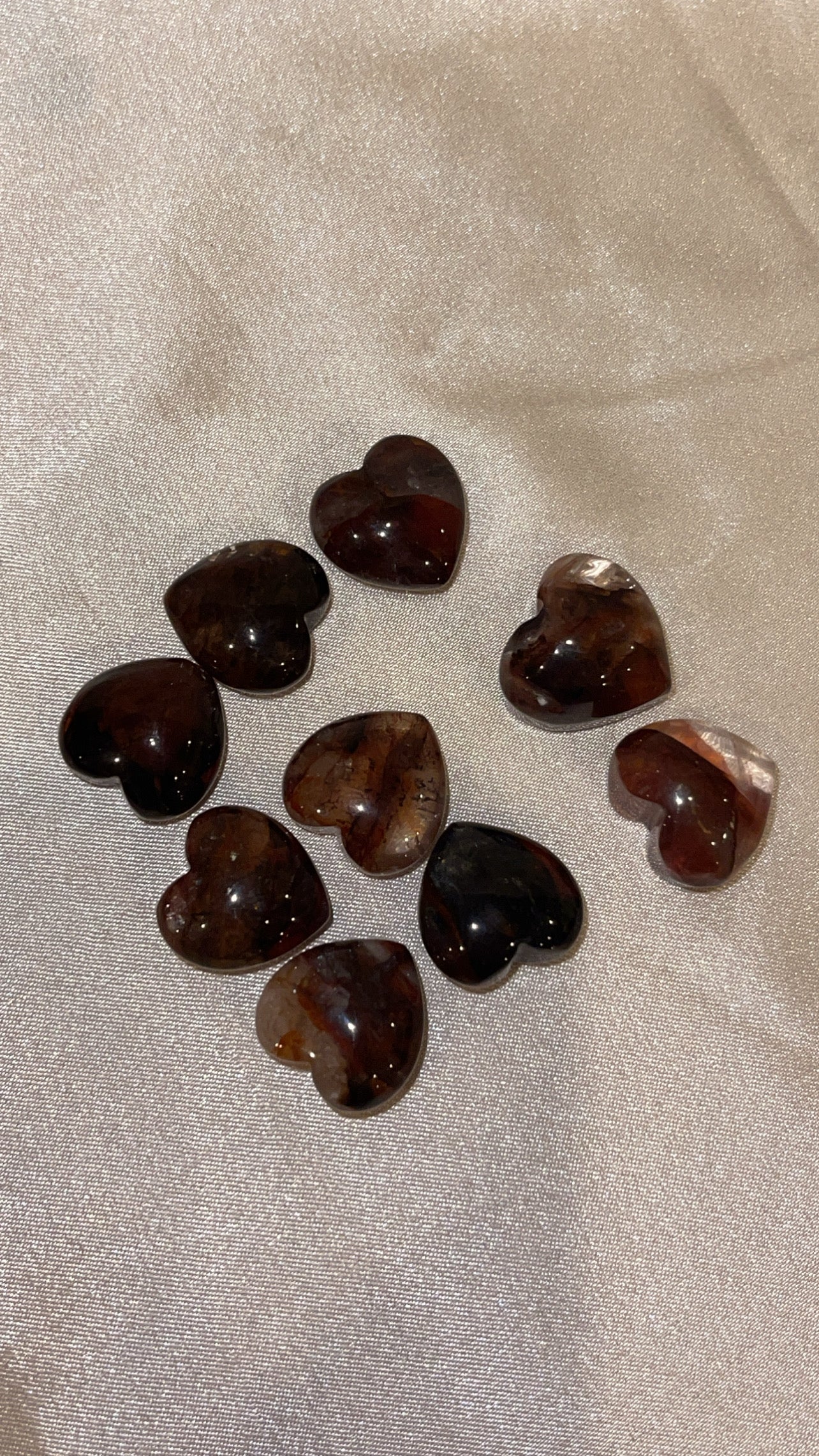 Fire Quartz Mini Heart