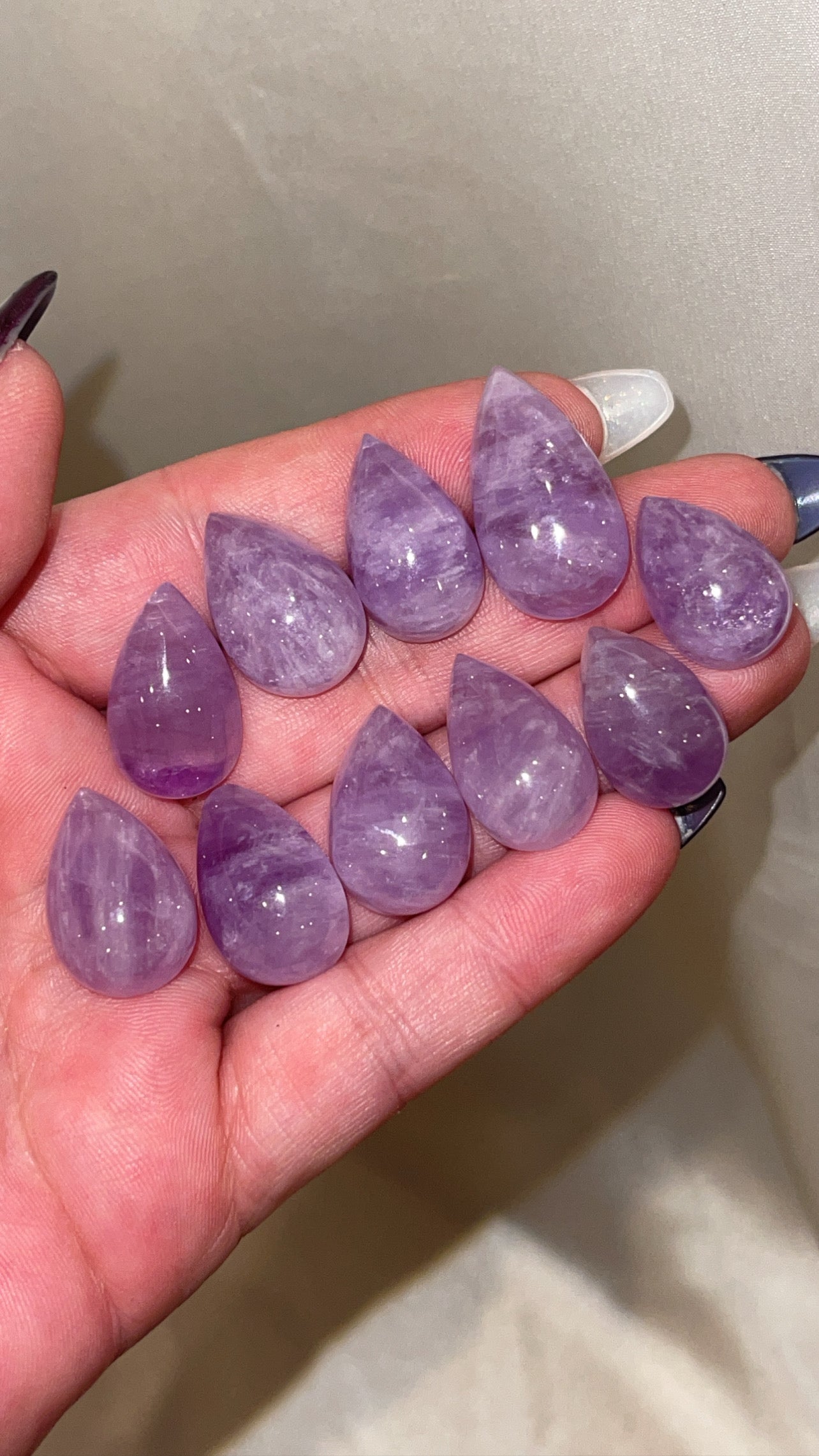 Kunzite Teardrop