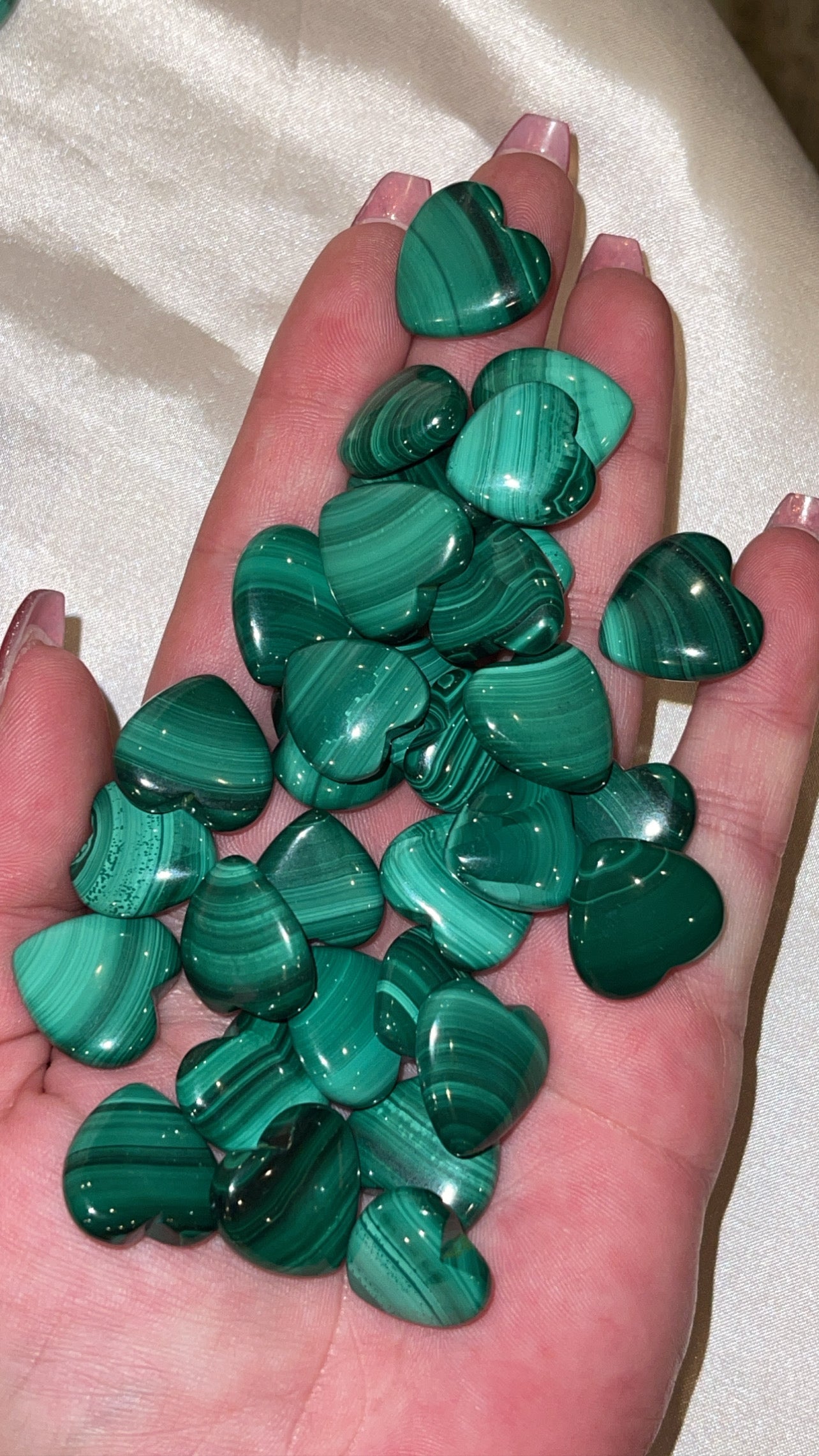 Malachite Mini Heart