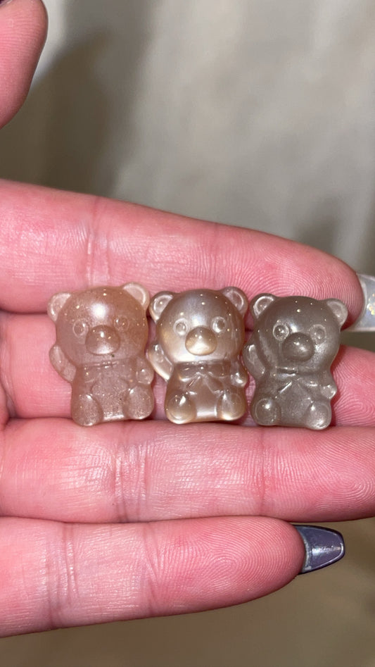 Sunstone Moonstone Mini Teddy Bear