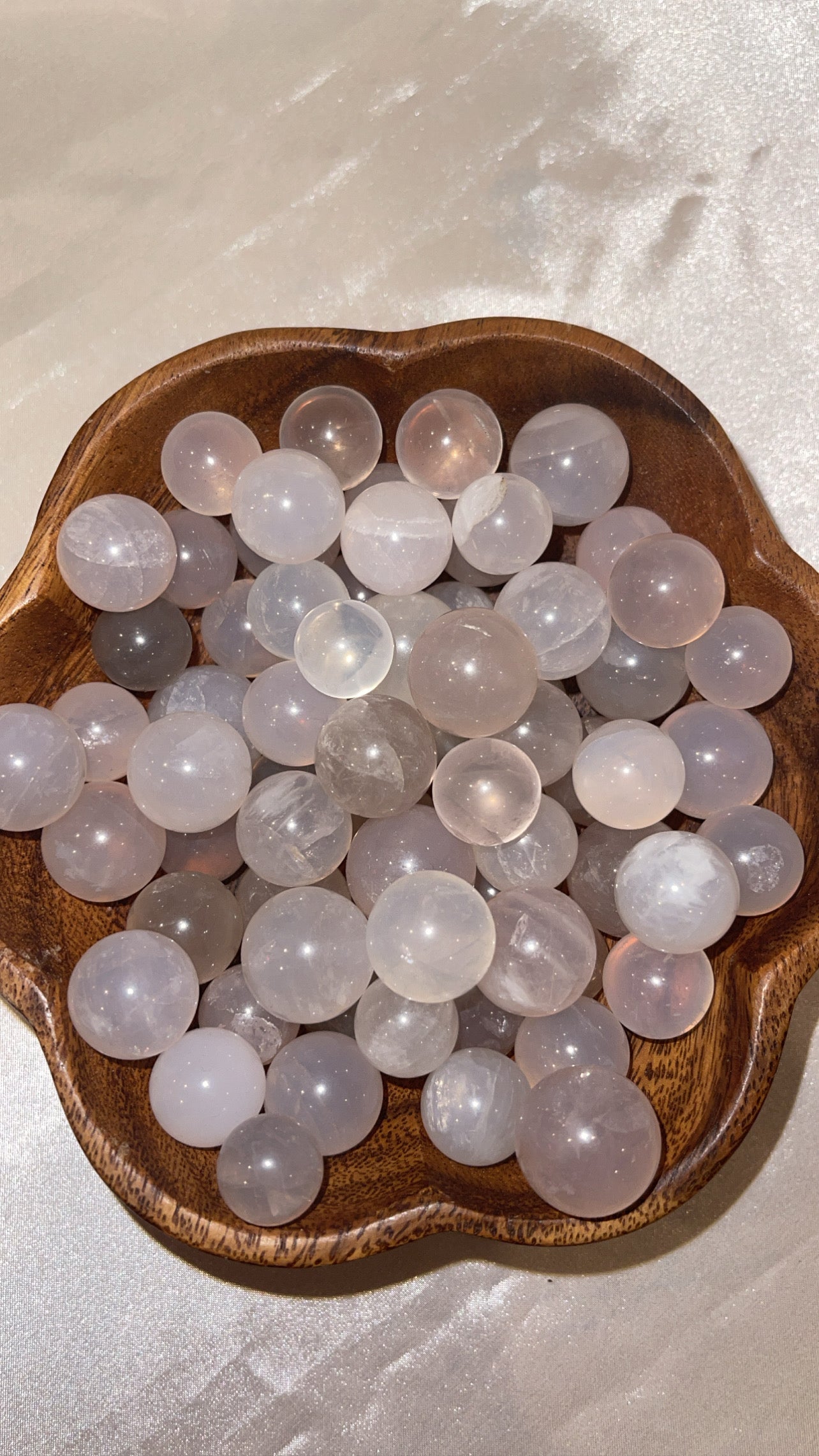 Blue Rose Quartz Mini Spheres